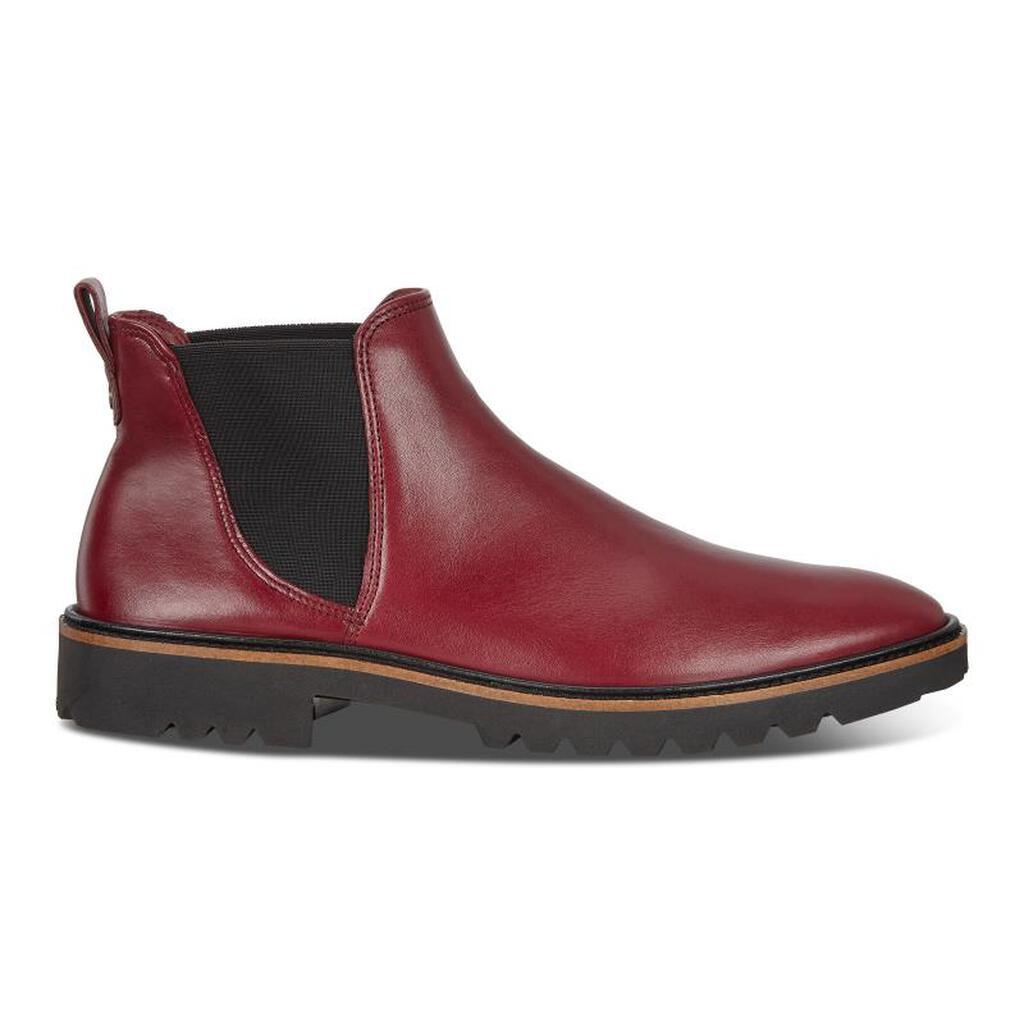 Chelsea Boots Ecco Incise Tailored Femme Bordeaux 6985-WIZFU